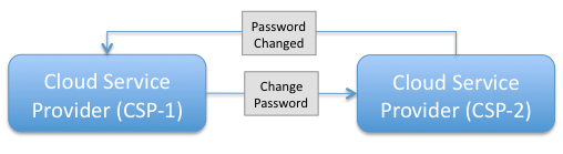 Figure 1.3.7-1 CSP->CSP Password Reset - Push